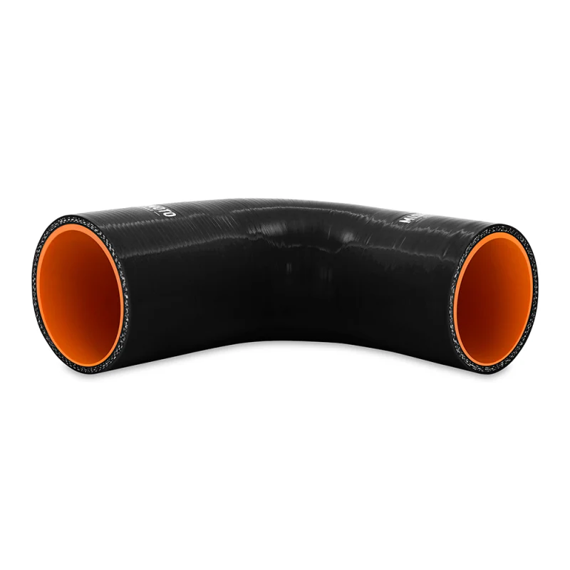 Mishimoto Silicone Reducer Coupler 90 Degree 2in to 2.5in - Black - Image 2