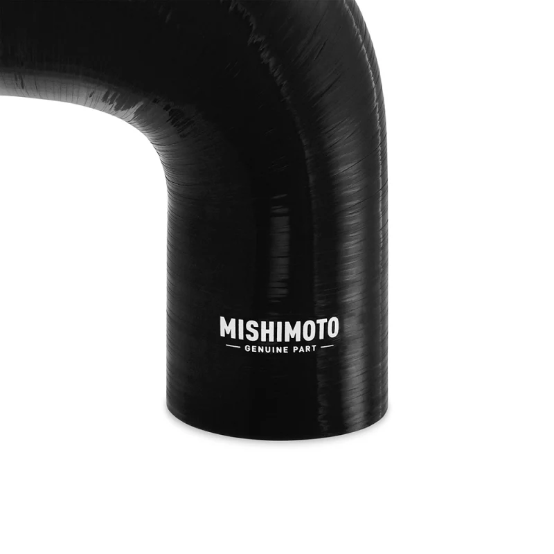 Mishimoto Silicone Reducer Coupler 90 Degree 2in to 2.5in - Black - Image 3