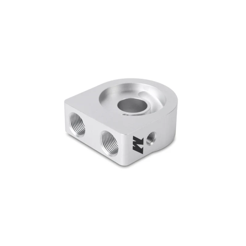 Mishimoto Silver M20 Oil Sandwich Plate - Image 2