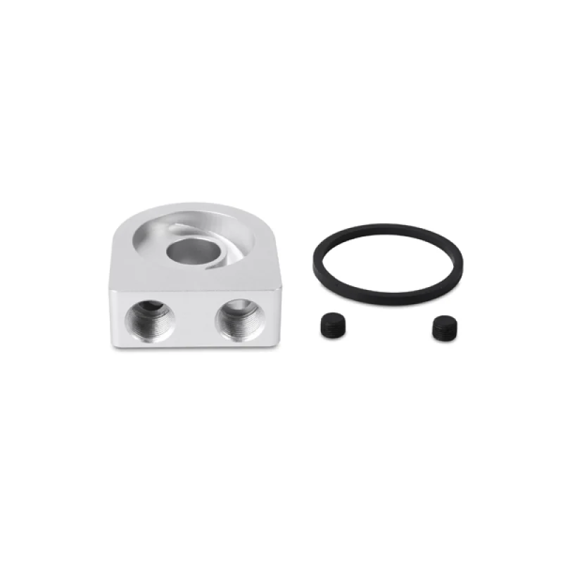 Mishimoto Silver M20 Oil Sandwich Plate - Image 4