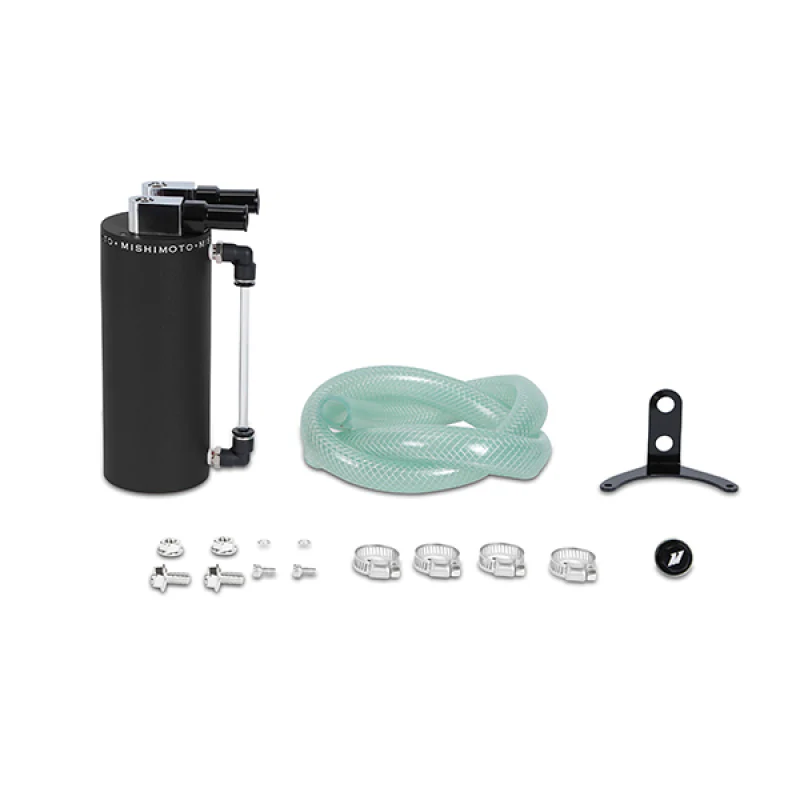 Mishimoto Small Aluminum Oil Catch Can - Wrinkle Black - Image 2