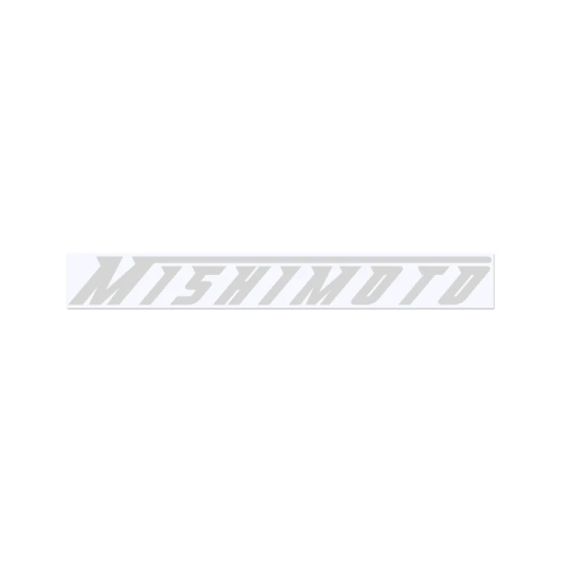 Mishimoto Small Silver Decal - Image 2