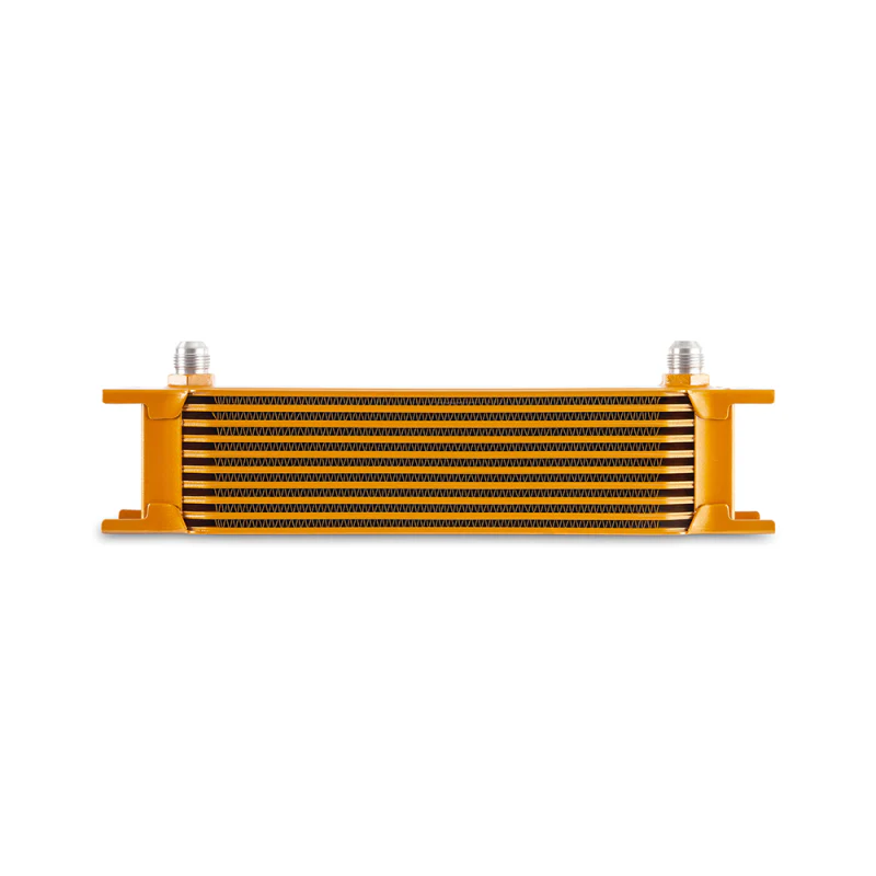 Mishimoto Universal -8AN 10 Row Oil Cooler - Gold - Image 2