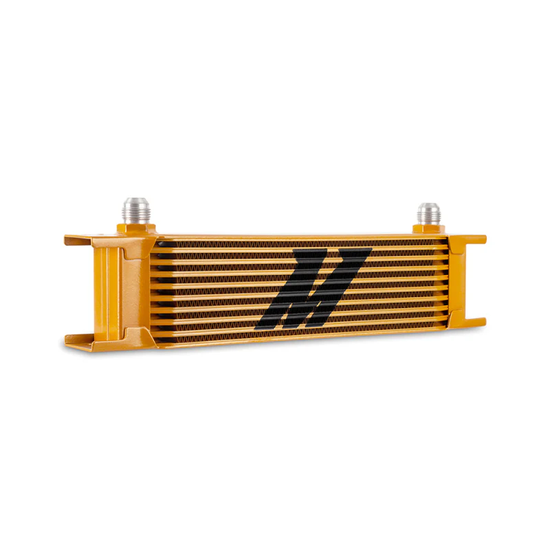 Mishimoto Universal -8AN 10 Row Oil Cooler - Gold - Image 4