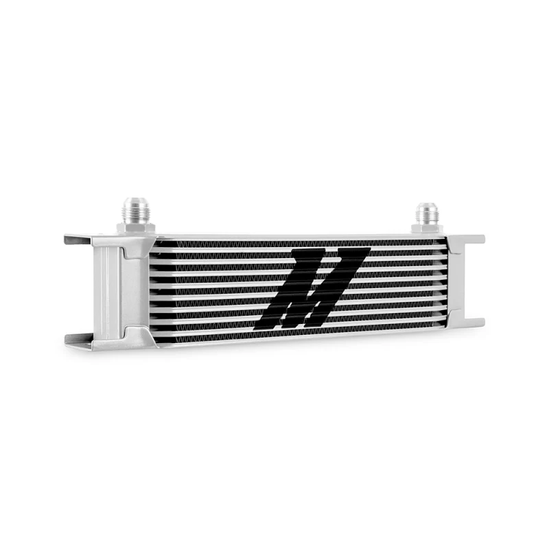 Mishimoto Universal -8AN 10 Row Oil Cooler - Silver - Image 4