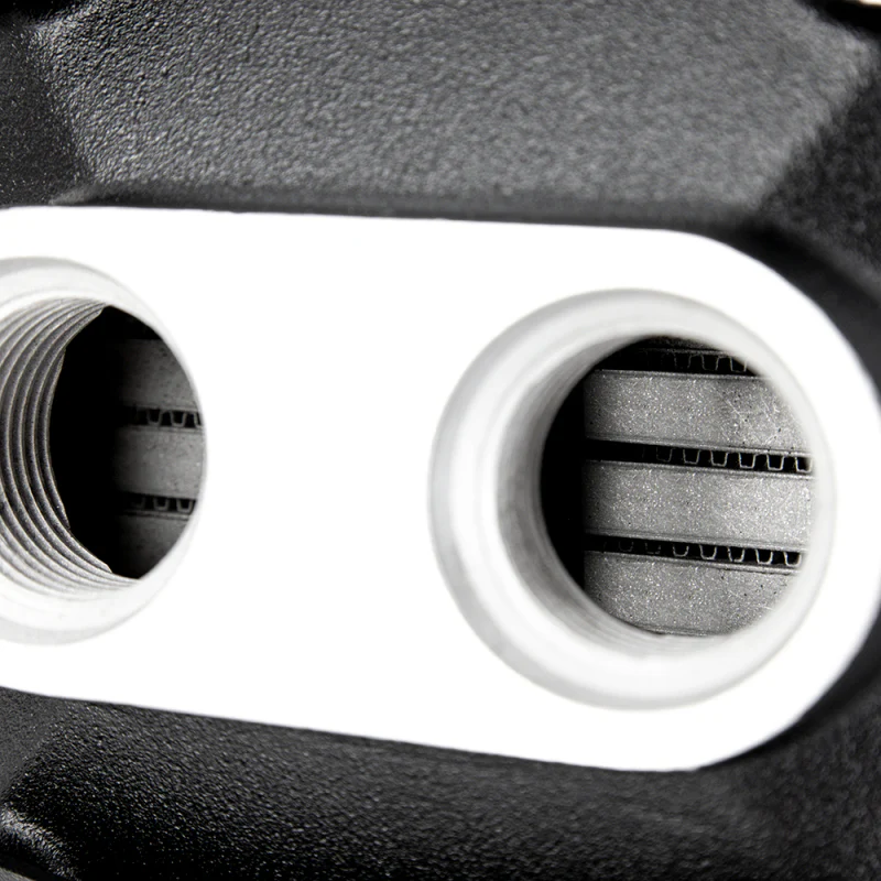 Mishimoto Universal Air-To-Water Intercooler Dual Pass (500hp) - Opposite Side Inlet/Outlet - Image 2