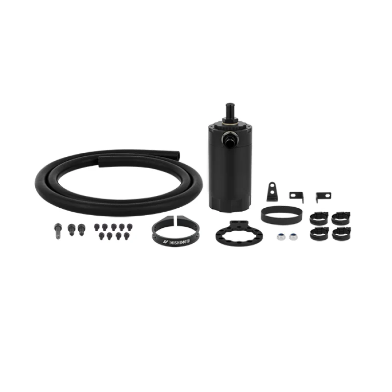 Mishimoto Universal Baffled Oil Catch Can - Black - Image 14