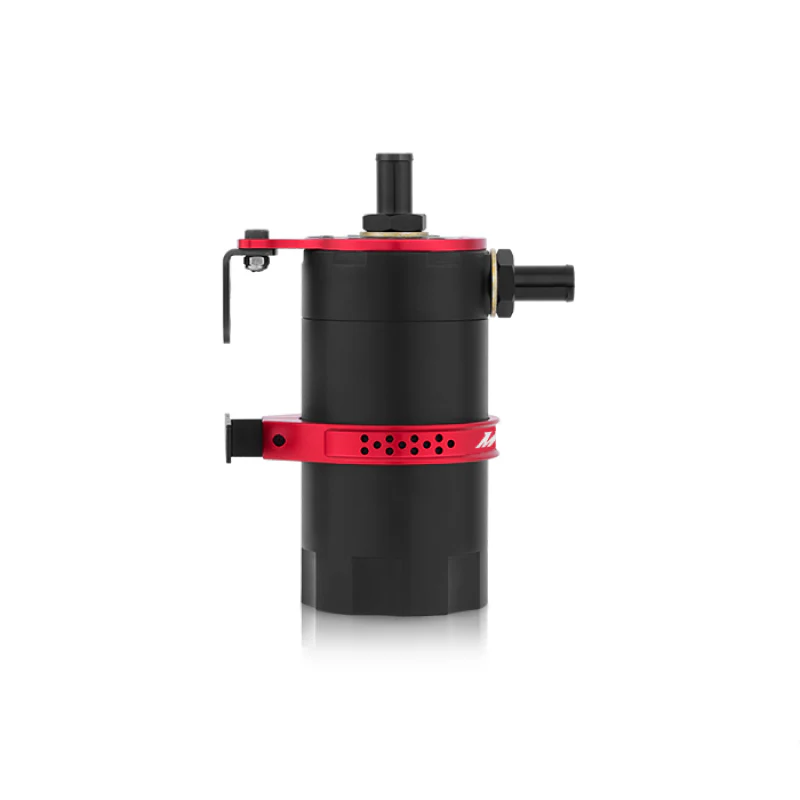 Mishimoto Universal Baffled Oil Catch Can - Red - Image 13