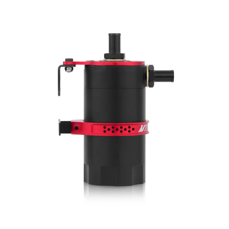Mishimoto Universal Baffled Oil Catch Can - Red - Image 3