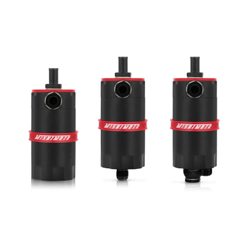 Mishimoto Universal Baffled Oil Catch Can - Red - Image 4