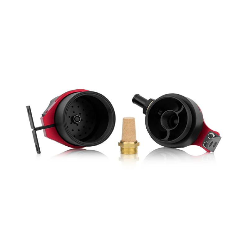 Mishimoto Universal Baffled Oil Catch Can - Red - Image 5