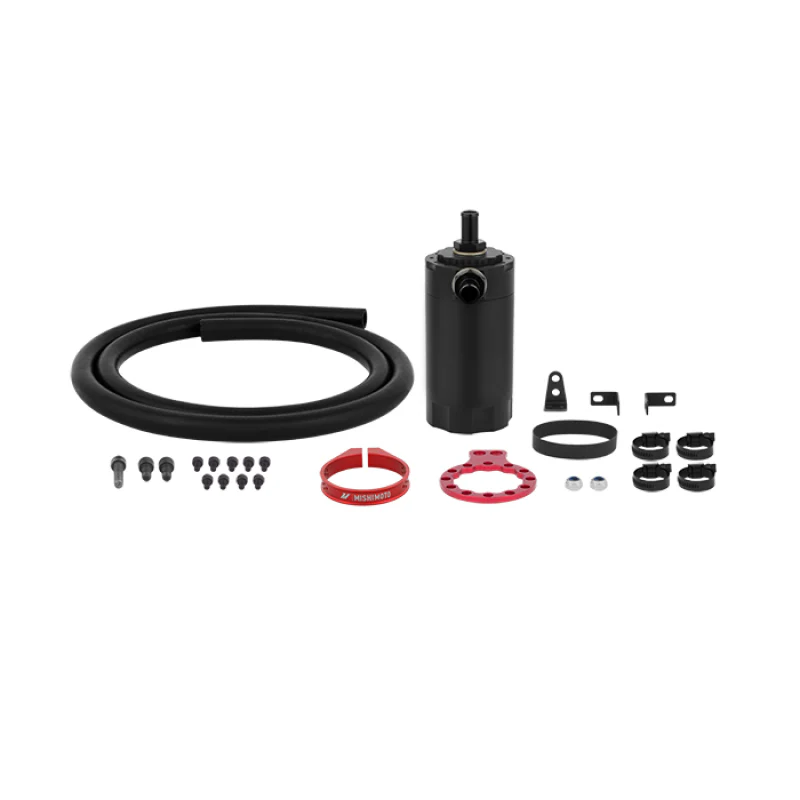 Mishimoto Universal Baffled Oil Catch Can - Red - Image 8