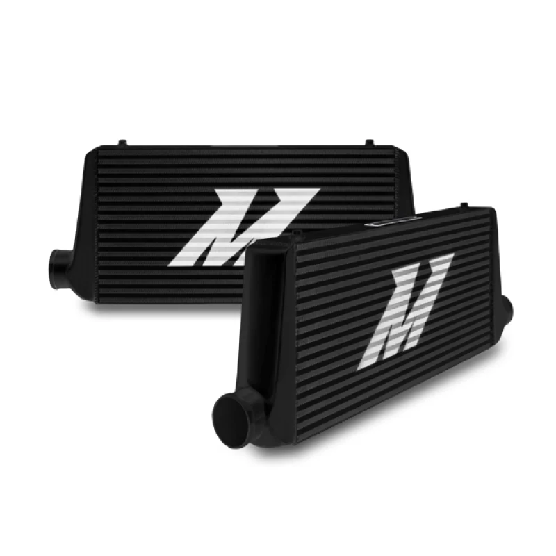 Mishimoto Universal Black R Line Intercooler Overall Size: 31x12x4 Core Size: 24x12x4 Inlet / Outlet - Image 2