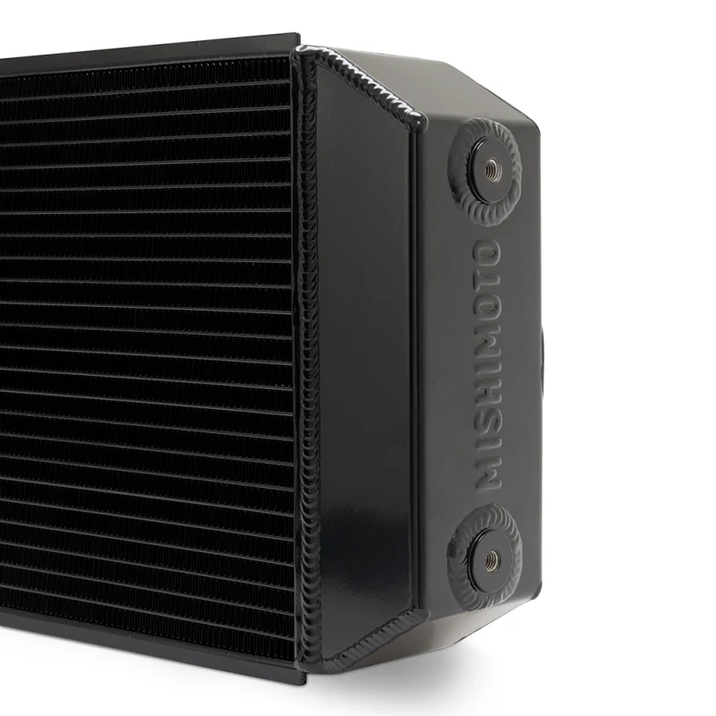 Mishimoto Universal Drag Race Performance Aluminum Radiator - Black - Image 2