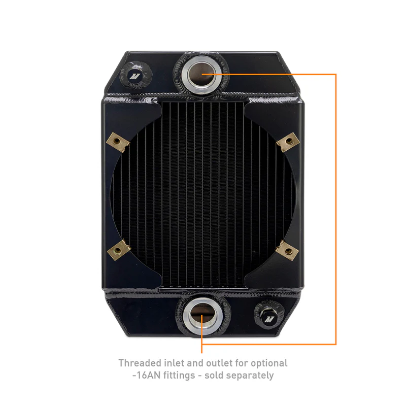 Mishimoto Universal Drag Race Performance Aluminum Radiator - Black - Image 4