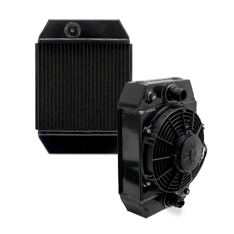 Mishimoto Universal Drag Race Performance Aluminum Radiator - Black - Image 8