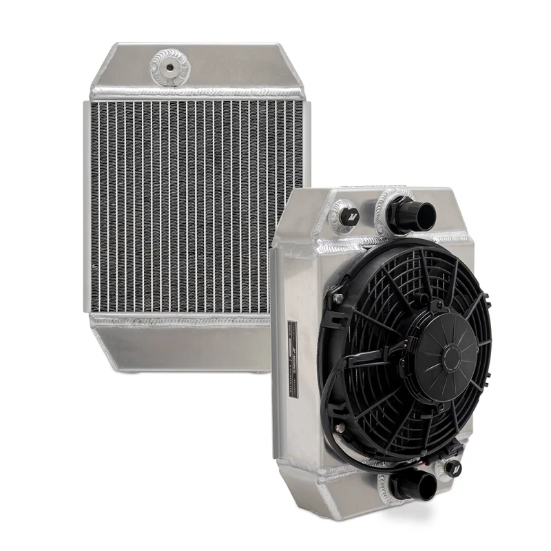 Mishimoto Universal Drag Race Performance Aluminum Radiator - Natural - Image 2