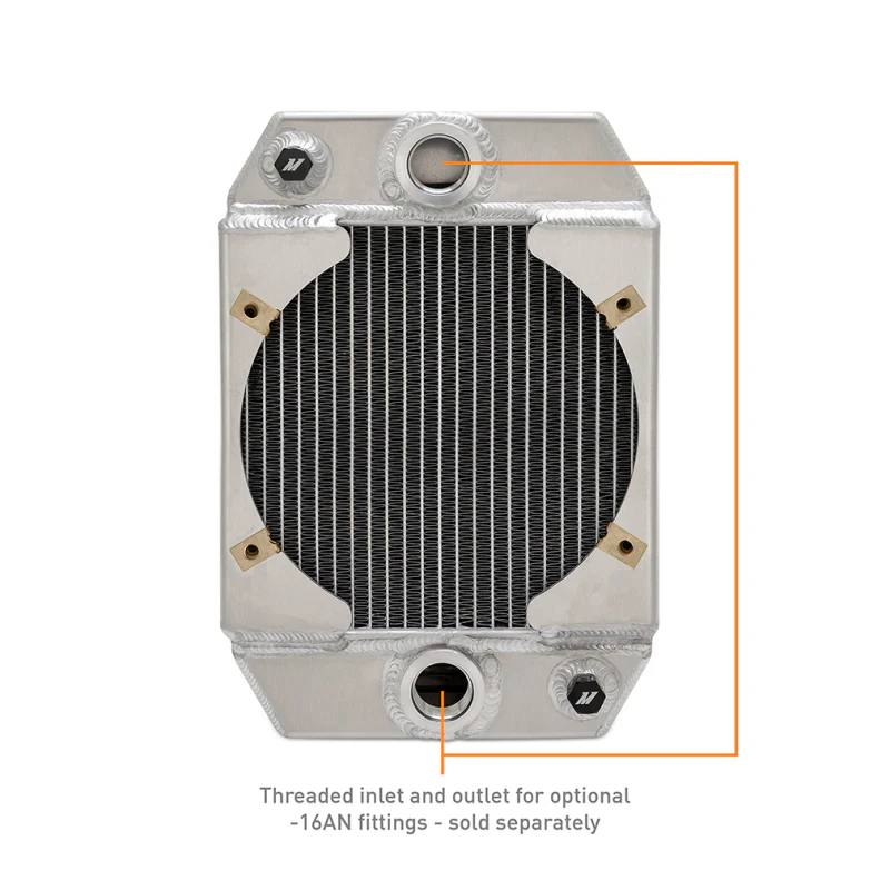 Mishimoto Universal Drag Race Performance Aluminum Radiator - Natural - Image 3