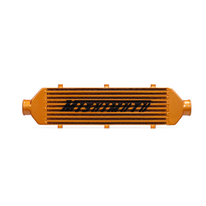 Mishimoto Universal Gold Z Line Intercooler  Overall Size: 28x8x3 Core Size: 21x6x2.5 Inlet / Outlet - Image 4