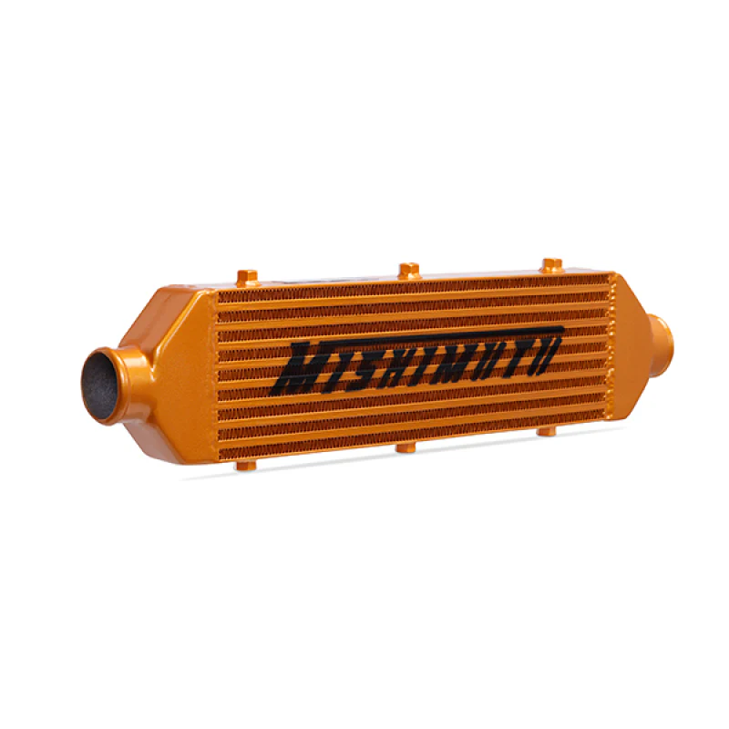 Mishimoto Universal Gold Z Line Intercooler  Overall Size: 28x8x3 Core Size: 21x6x2.5 Inlet / Outlet - Image 5