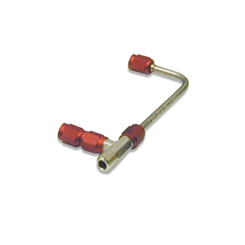 Nitrous Express 4500 Gemini SS Solenoid to Plate Connectors (New Style) - Red - Image 3
