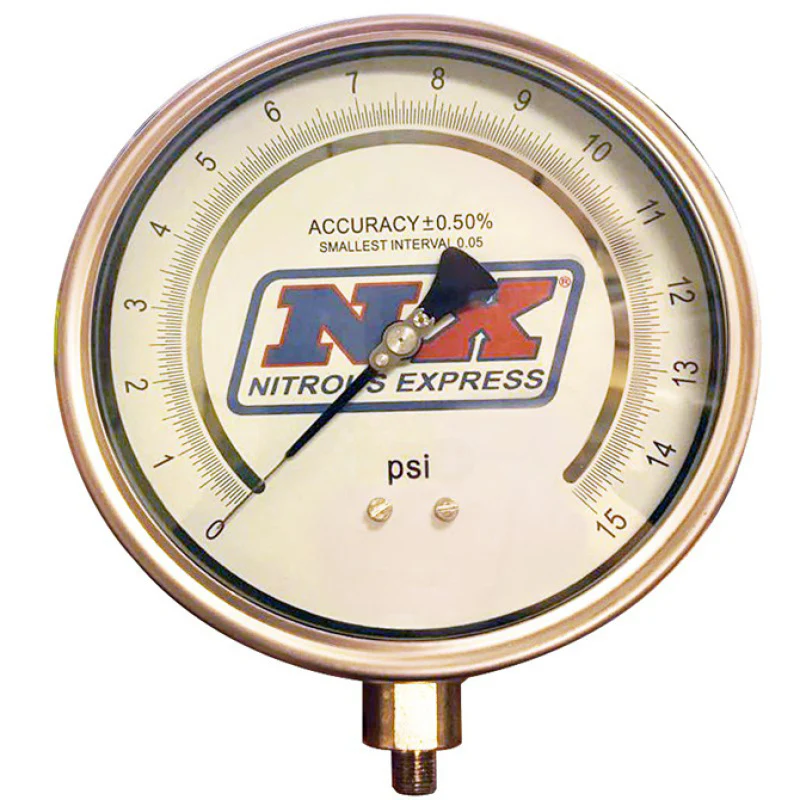 Nitrous Express 6 Certified Pressure Gauge Only (Gauge From P/N 15529) - Image 2