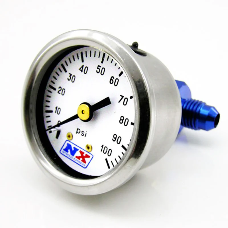 Nitrous Express Fuel Pressure Gauge (0-100 PSI w/Manifold) - Image 3