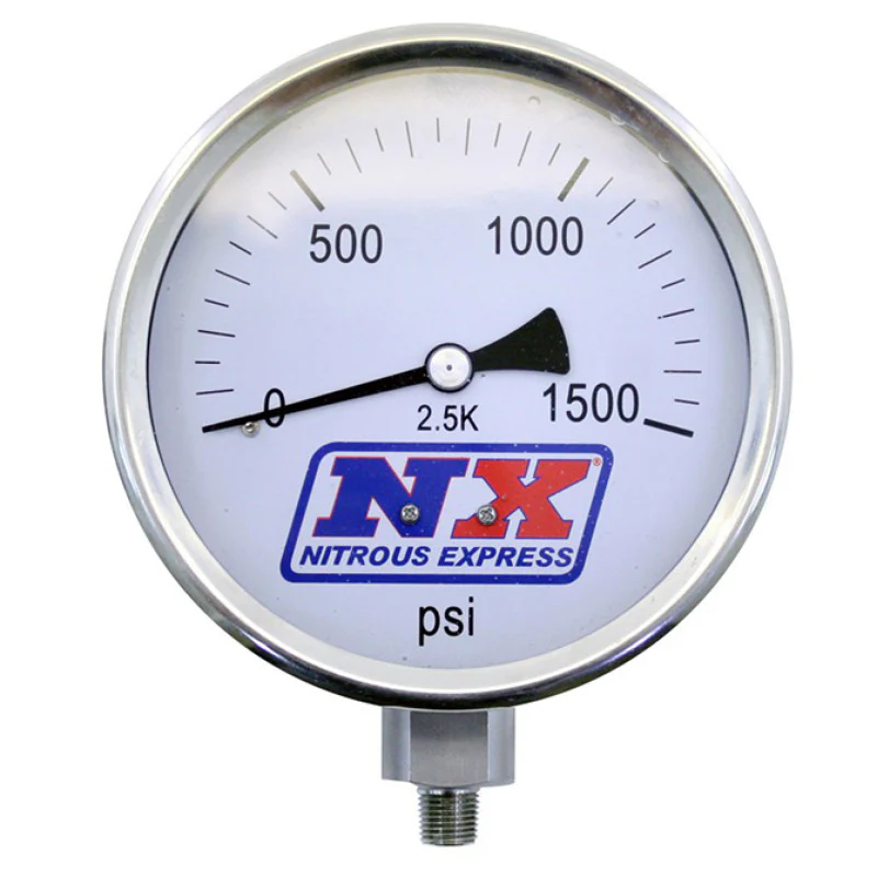 Nitrous Express Nitrous Pressure Gauge 4in-High Accuracy - Image 2