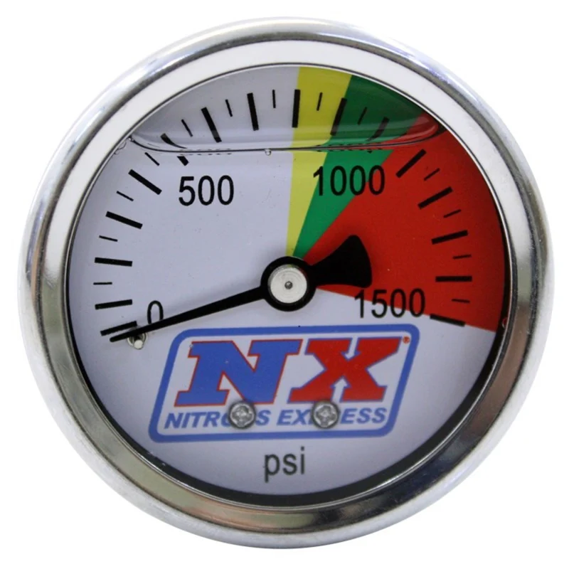 Nitrous Express Nitrous Pressure Gauge Only (0-1500 PSI) - Image 2