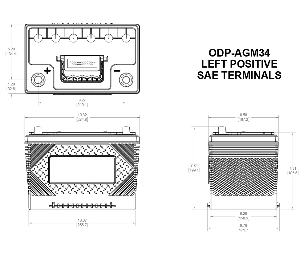 Odyssey 34-790 Performance Series AGM Battery - ODP-AGM34 - Image 5