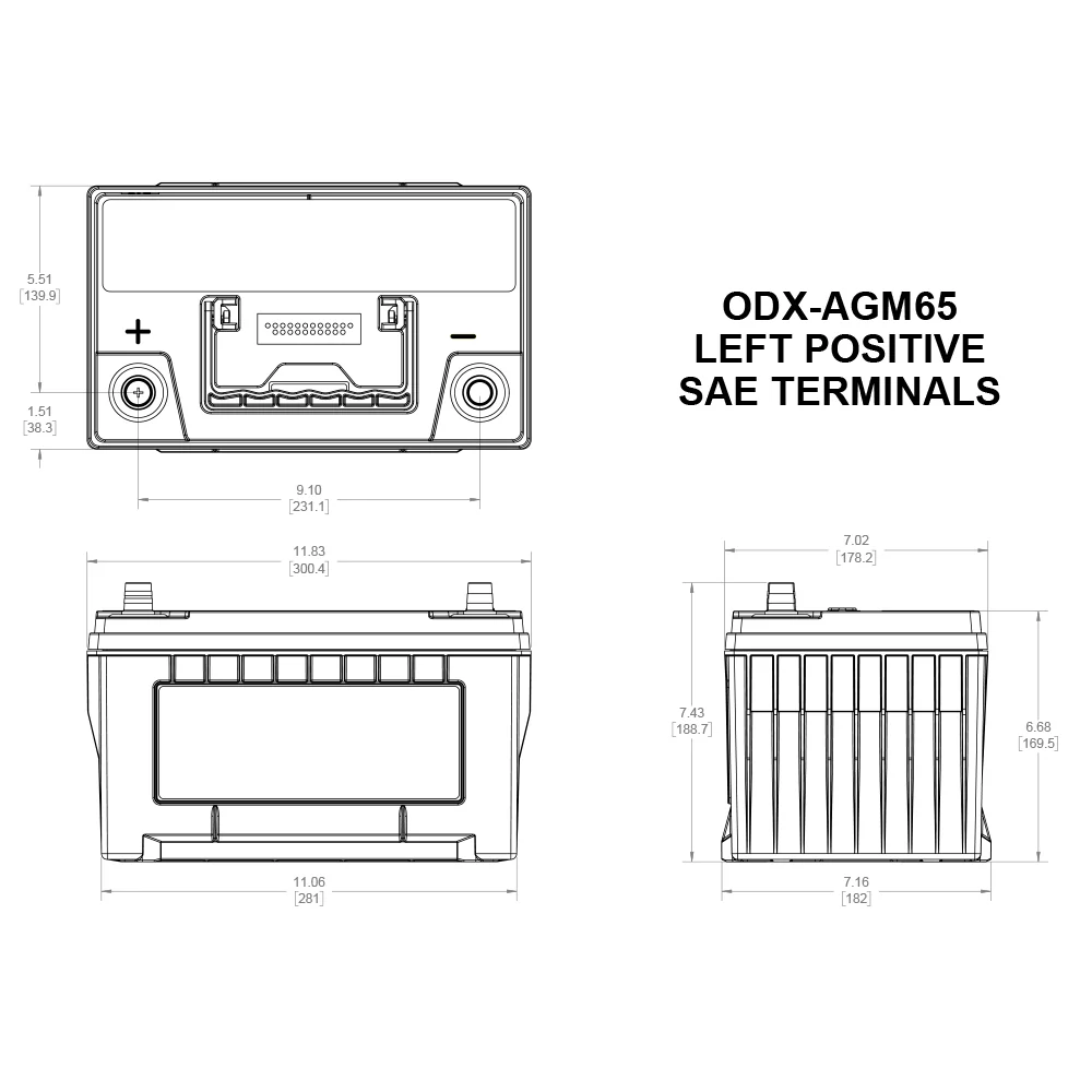 Odyssey 65-PC1750T Extreme Series AGM Battery - ODX-AGM65 - Image 7
