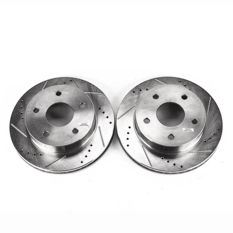 Power Stop 00-01 Dodge Ram 1500 Front Evolution Drilled & Slotted Rotors - Pair - Image 2