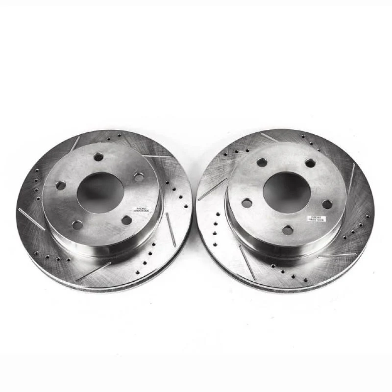 Power Stop 00-01 Dodge Ram 1500 Front Evolution Drilled & Slotted Rotors - Pair - Image 3