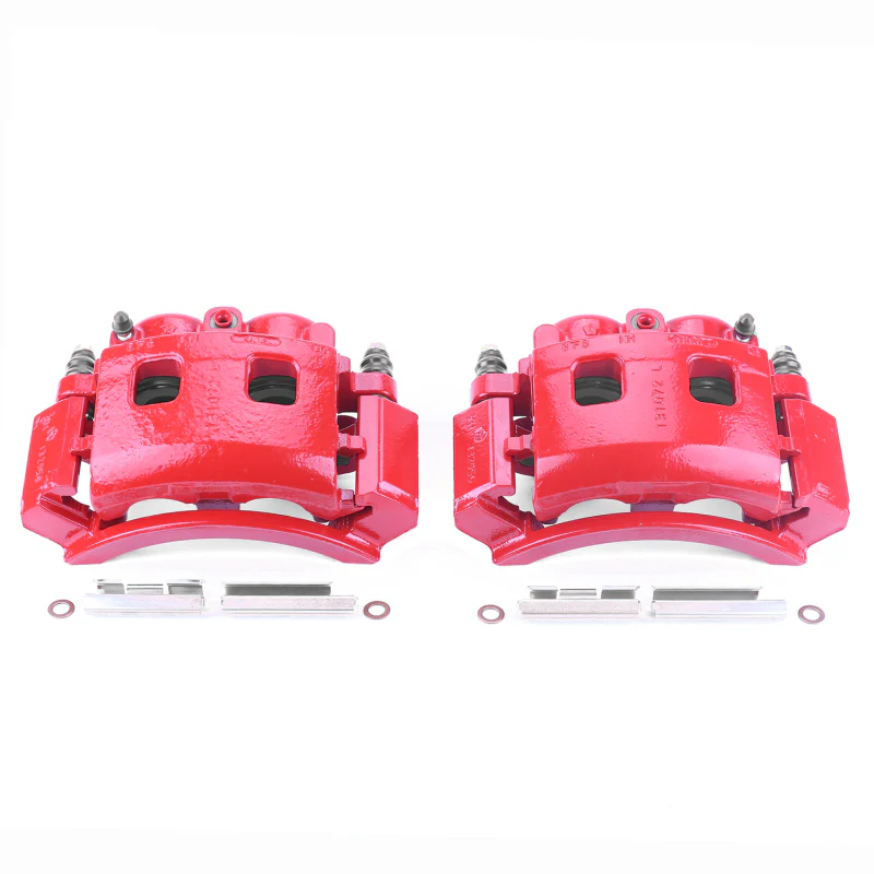 Power Stop 00-01 Dodge Ram 1500 Front Red Calipers w/Brackets - Pair - Image 2