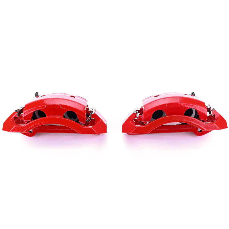 Power Stop 00-02 Dodge Ram 2500 Front Red Calipers w/Brackets - Pair