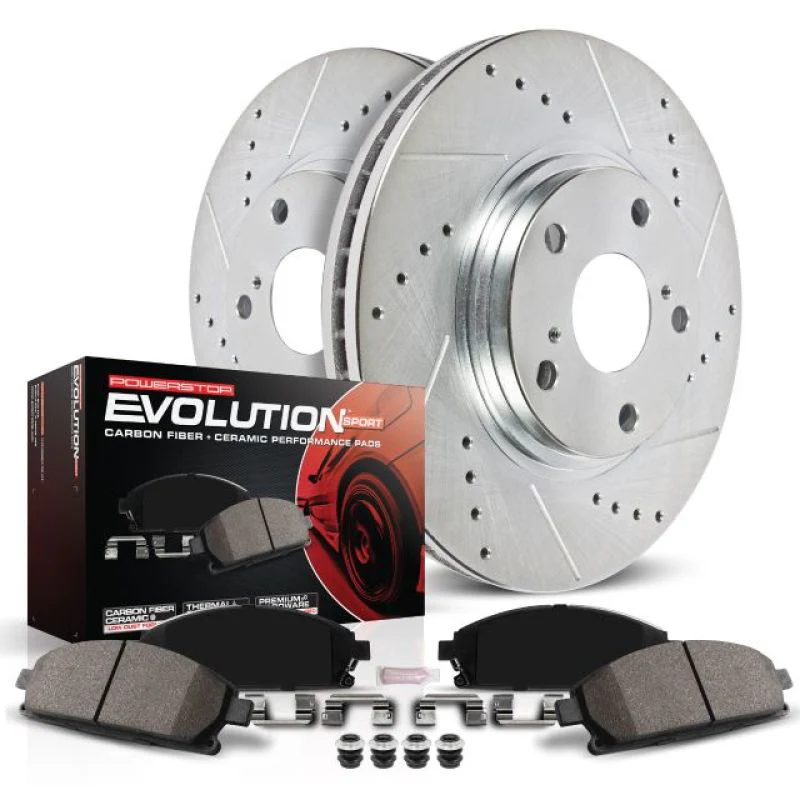 Power Stop 00-02 Dodge Ram 2500 Front Z23 Evolution Sport Brake Kit - Image 2