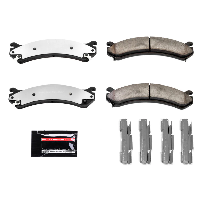 Power Stop 00-05 Cadillac DeVille Front Z36 Truck & Tow Brake Pads w/Hardware - Image 2