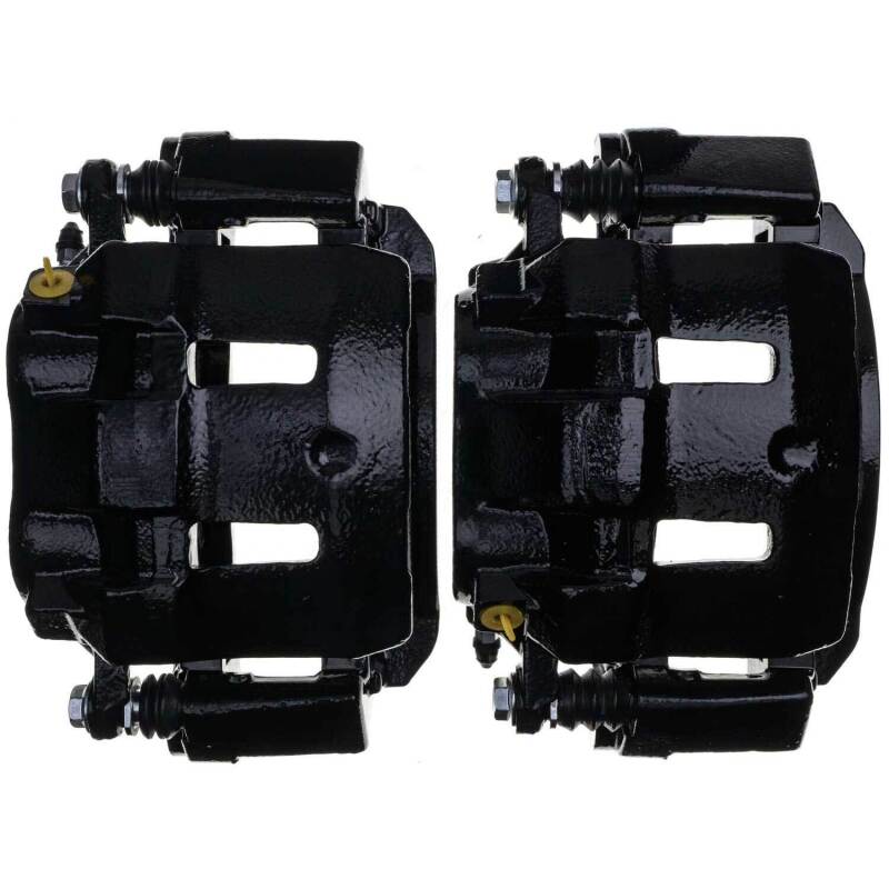 Power Stop 00-05 Ford Excursion Front Black Caliper - Pair w/Bracket - Image 7