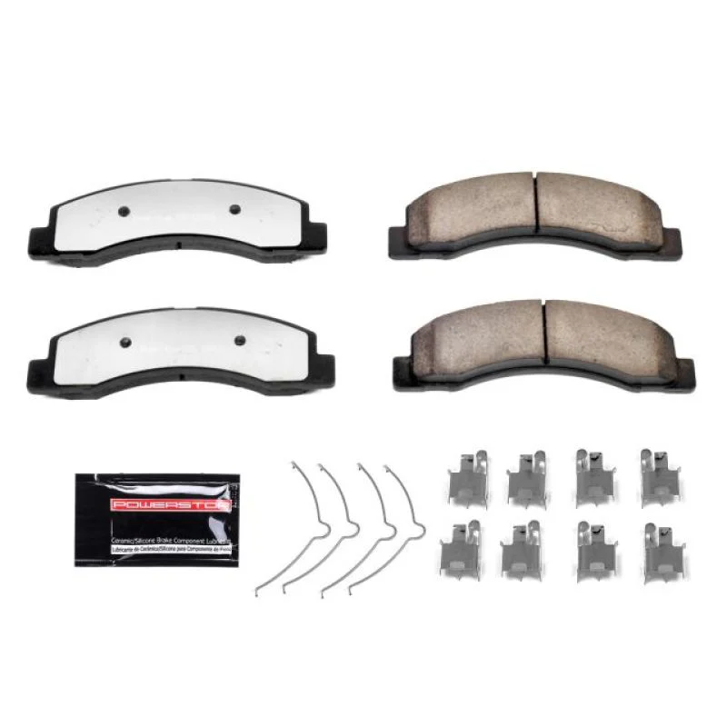 Power Stop 00-05 Ford Excursion Front Z36 Truck & Tow Brake Pads w/Hardware - Image 2