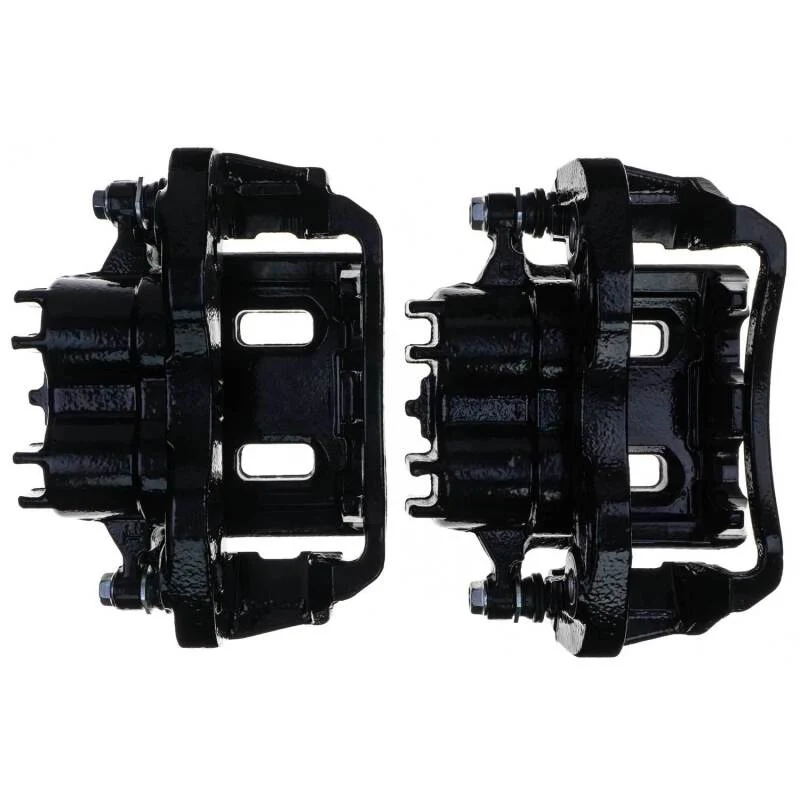 Power Stop 00-05 Ford Excursion Rear Black Caliper - Pair w/Bracket - Image 2