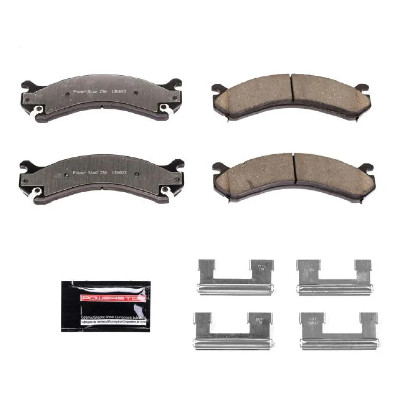 Power Stop 01-06 Chevrolet Silverado 3500 Rear Z36 Truck & Tow Brake Pads w/Hardware - Image 2
