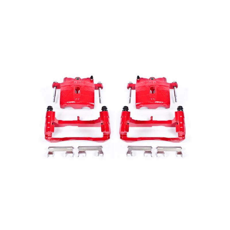 Power Stop 02-06 Cadillac Escalade Front or Rear Red Calipers w/Brackets - Pair