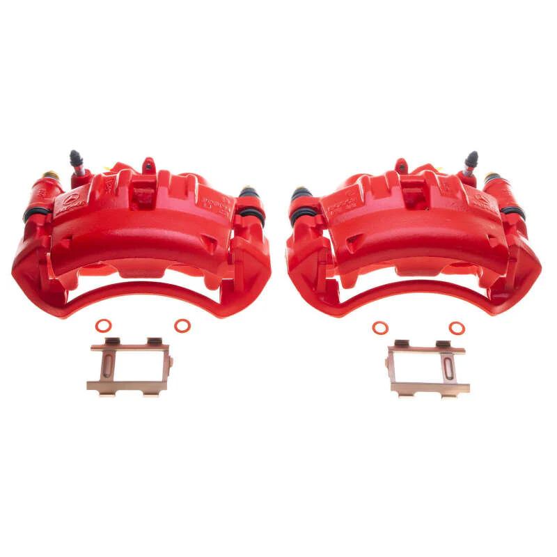 Power Stop 05-06 Dodge Sprinter 2500 Rear Red Calipers - Pair - Image 2