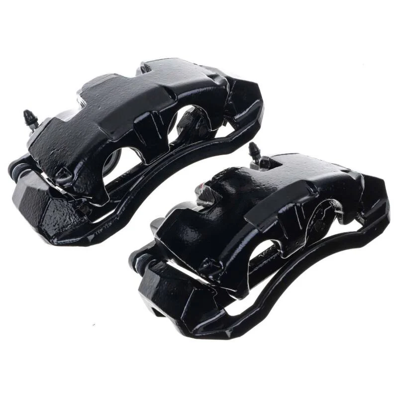 Power Stop 05-08 Dodge Dakota Front Black Caliper - Pair w/Bracket - Image 2