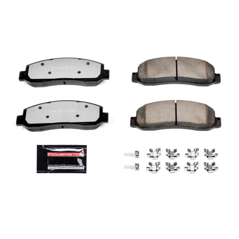 Power Stop 05-08 Ford F-250 Super Duty Front Z36 Truck & Tow Brake Pads w/Hardware - Image 2