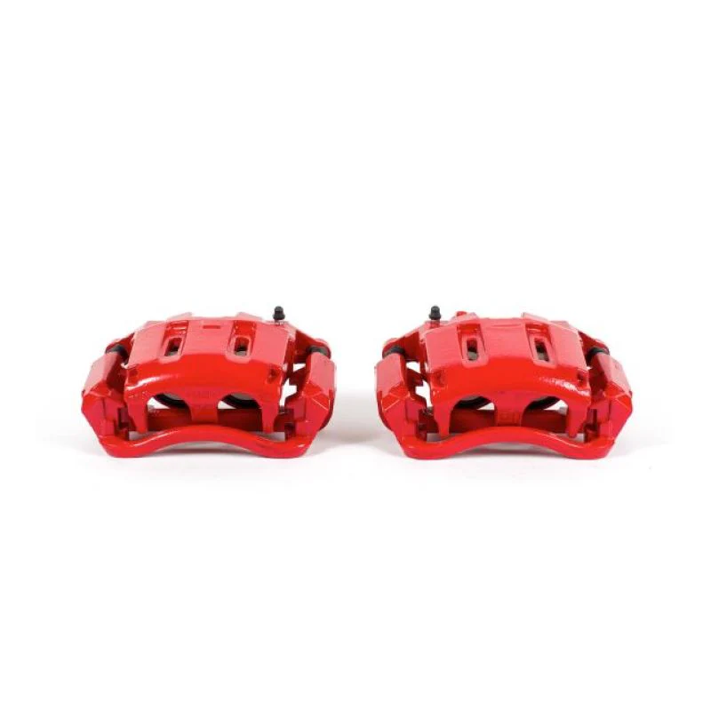 Power Stop 05-12 Ford F-350 Super Duty Front Red Calipers w/Brackets - Pair - Image 2