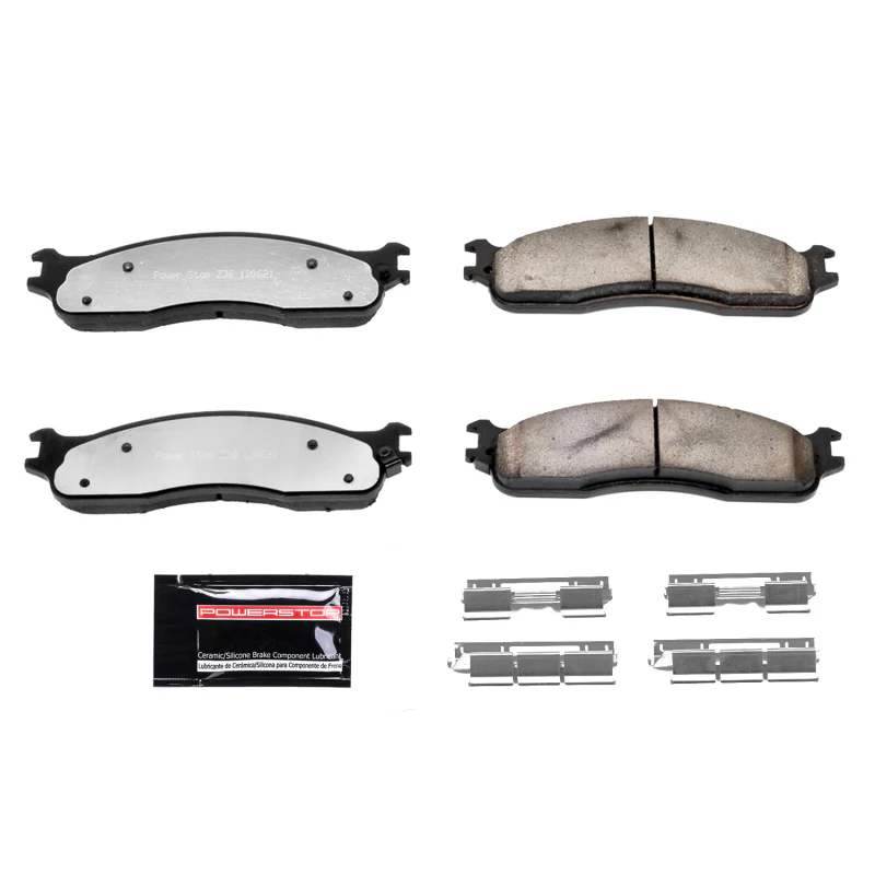 Power Stop 06-08 Dodge Ram 1500 Front Z36 Truck & Tow Brake Pads w/Hardware - Image 2