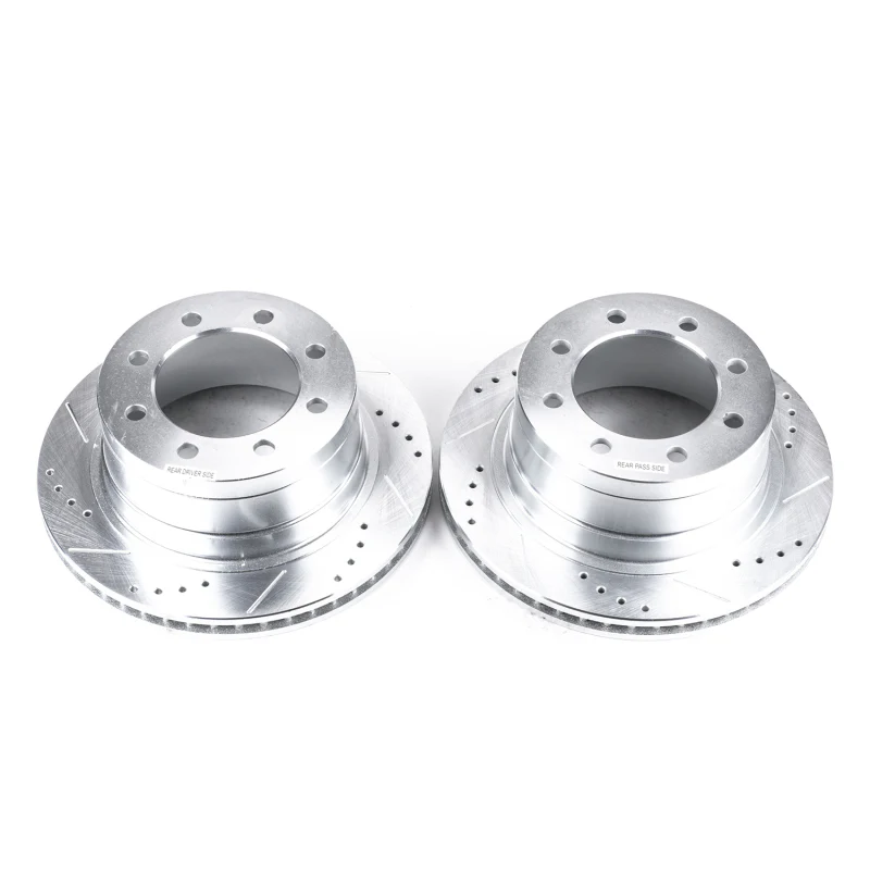 Power Stop 06-08 Dodge Ram 1500 Rear Evolution Drilled & Slotted Rotors - Pair - Image 2