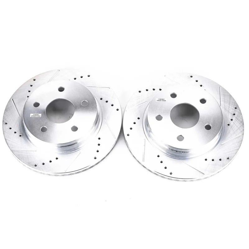 Power Stop 07-09 Chrysler Aspen Front Evolution Drilled & Slotted Rotors - Pair - Image 3