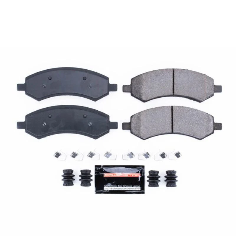 Power Stop 07-09 Chrysler Aspen Front Z23 Evolution Sport Brake Pads w/Hardware - Image 2